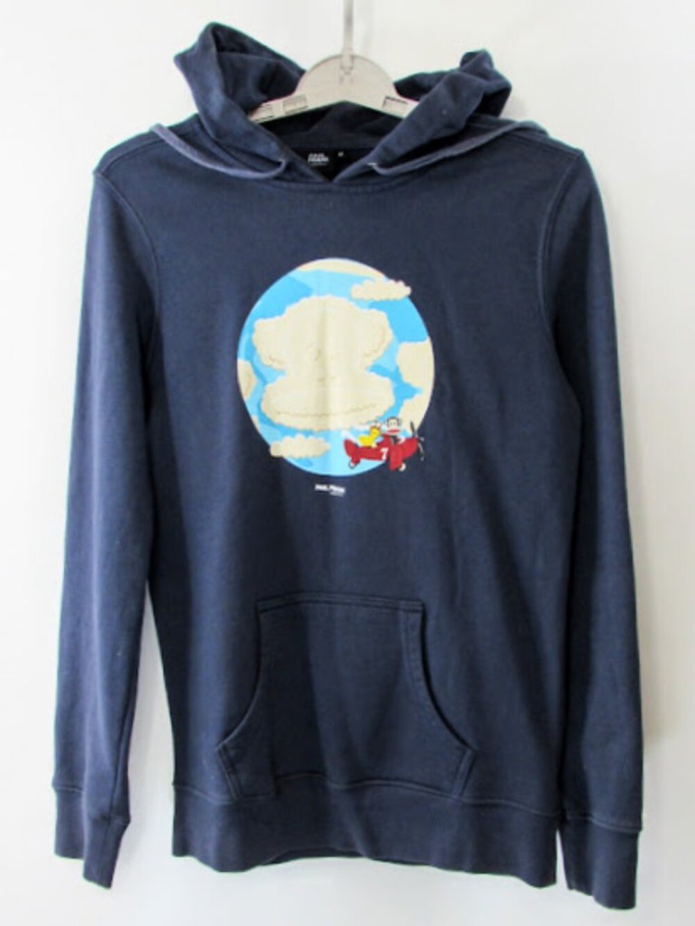 Julius the Monkey & Clancy the Giraffe Paul Frank Navy Hoodie Jr's Medium 2009